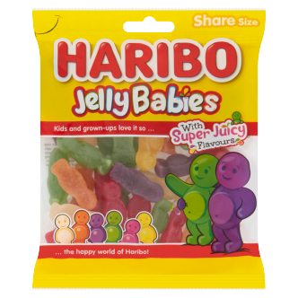 12 x Haribo Jelly Babies 160Gm