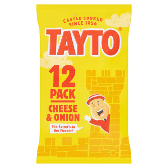 48 x Tayto Cheese & Onion 25g (4x12 Pack)