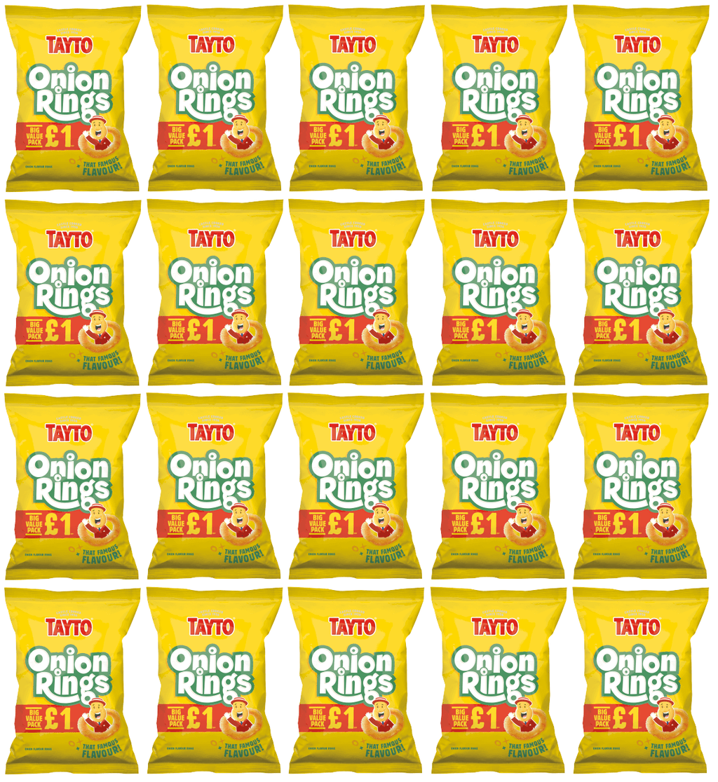 20 x Tayto Onion Rings - 26Gm