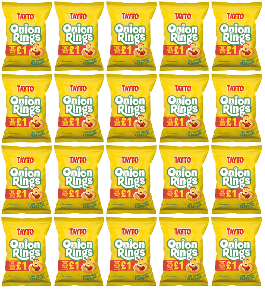 20 x Tayto Onion Rings - 26Gm