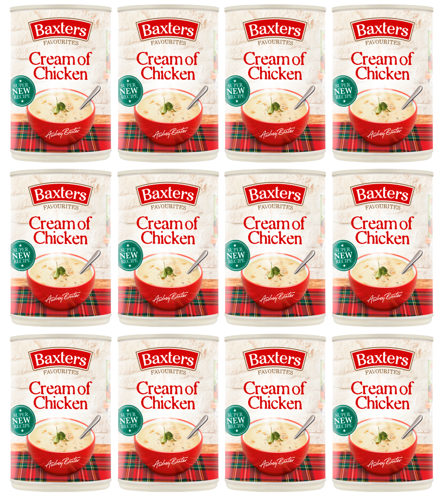 12 x Baxters Soup Cream Of Chicken 400G