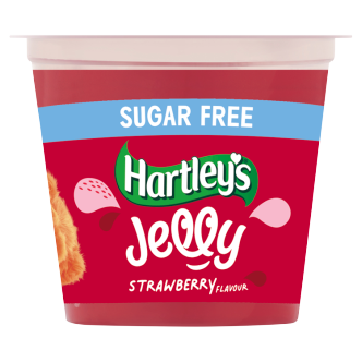 12 x Hartleys No Added Sugar Strawberry Jelly Pots 115Gm