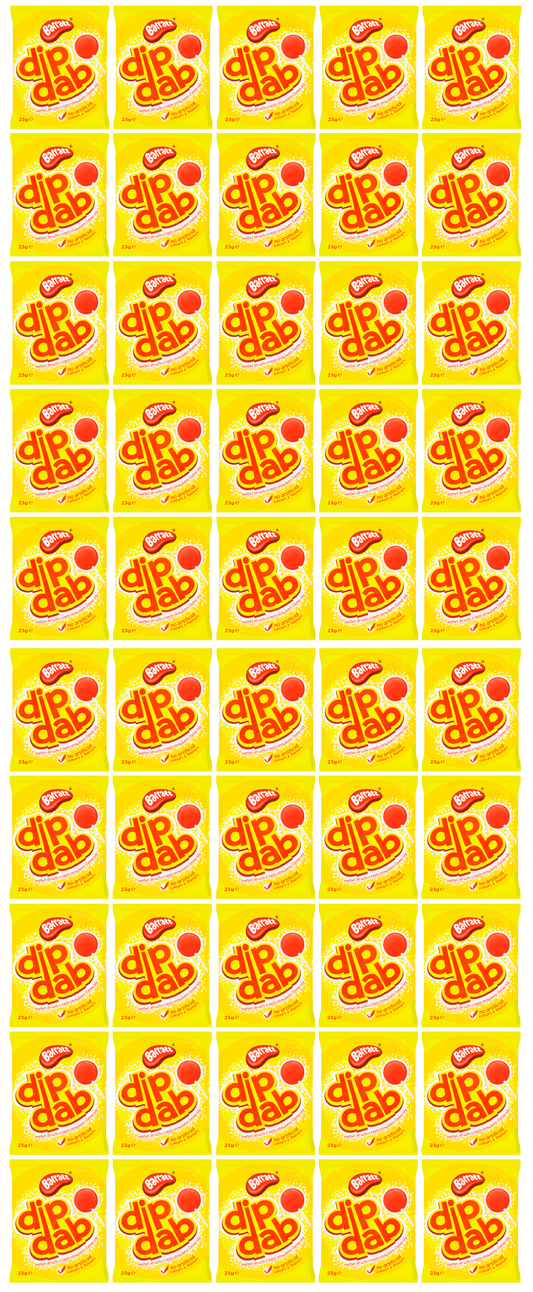 50 x Barratt Dip Dabs Sherbet 23G