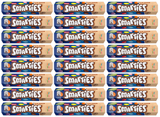 24 x Smarties Hexatube 38Gm