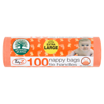 24 X Tidyz Nappy Bags 100 Pack