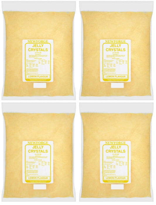 4 x Newforge Jelly Crystals Orange Flavour 3.5Kg