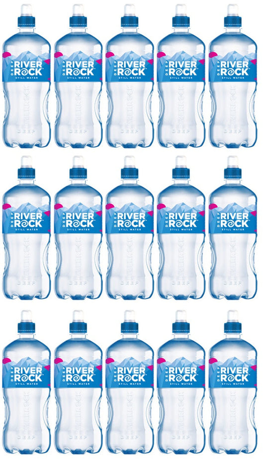 15 x Deep Riverrock Hydrate Still Water 750Ml