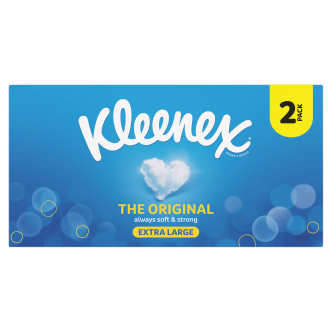 8 x Kleenex Original Extra Large Tissues 2 Pack