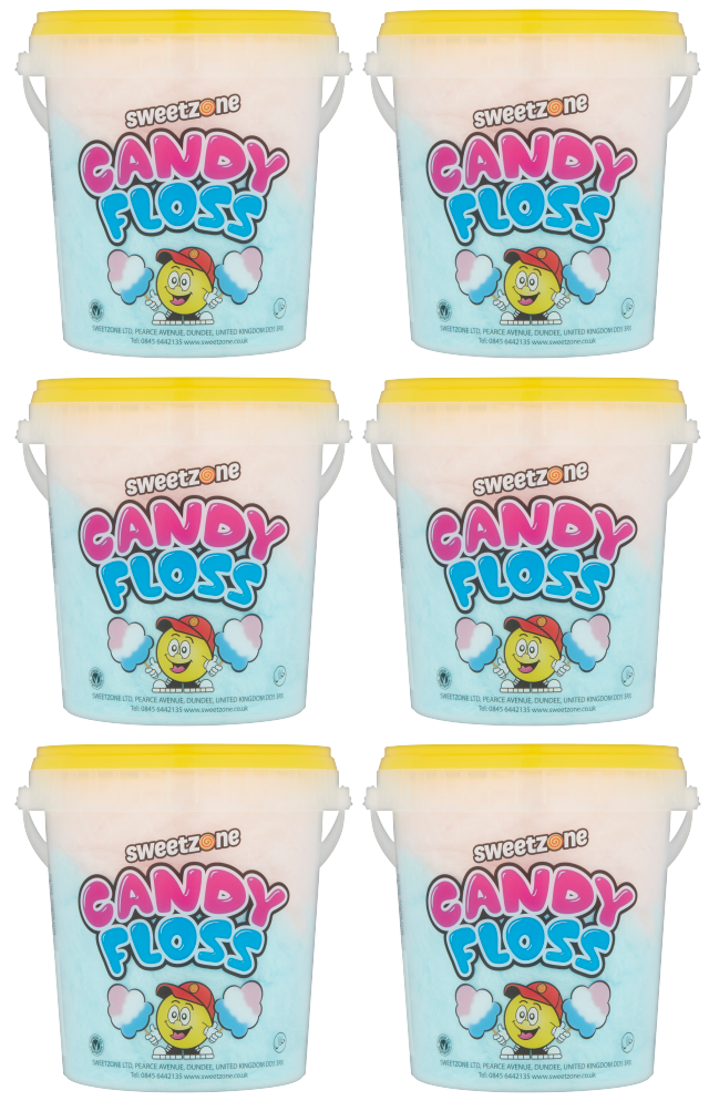 6 x Sweetzone Candy Floss 50Gm