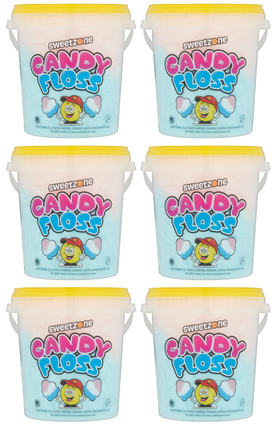6 x Sweetzone Candy Floss 50Gm