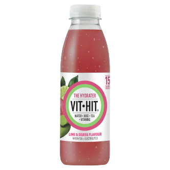 12 x Vit Hit Lime & Guava The Hydrator - 500Ml