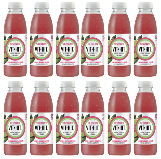 12 x Vit Hit Lime & Guava The Hydrator - 500Ml