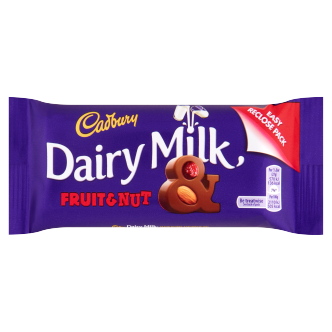 48 x Cadbury Fruit & Nut Std Irish - 53Gm