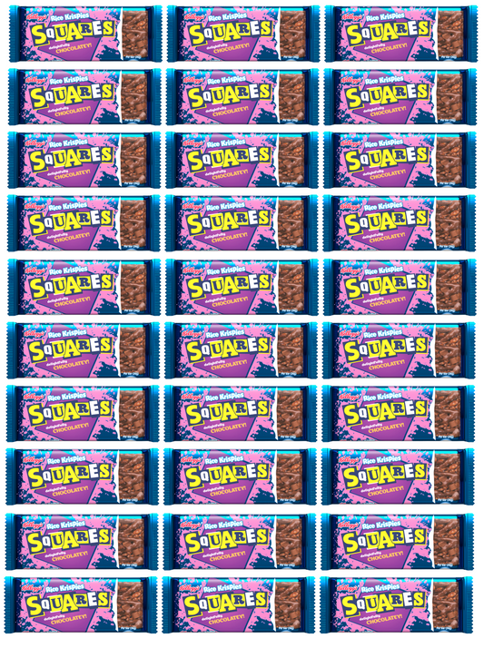 30 x Rice Krispies Squares Totally Chocolately 36Gm