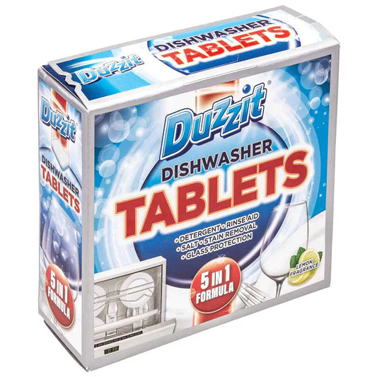 16 x Duzzit 5 In 1 Dishwasher Tablets - 12 PACK