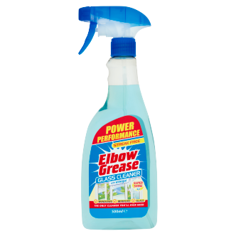 8 x Elbow Grease Glass Cleaner 500Ml