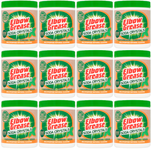12 x Elbow Grease Soda Crystals  - 500GM