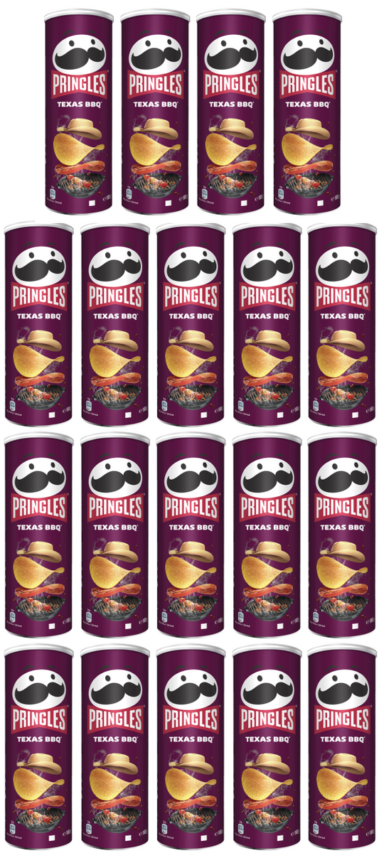 19 X Pringles BBQ 165G