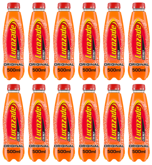 12 x Lucozade Energy Original 500Ml