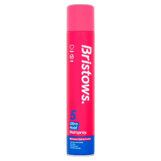 6 x Bristows Hairspray Ultra - 400Ml