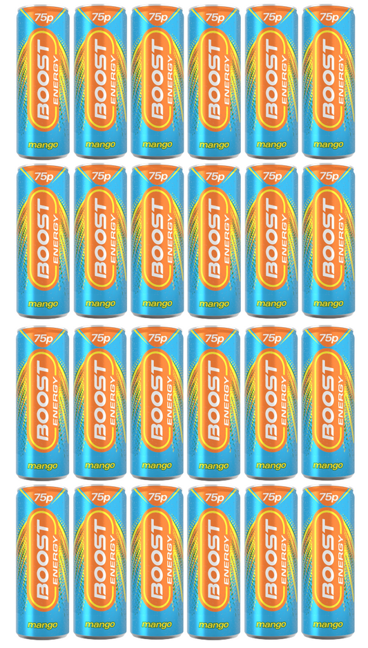 24 x Boost Energy Mango Can  - 250Ml