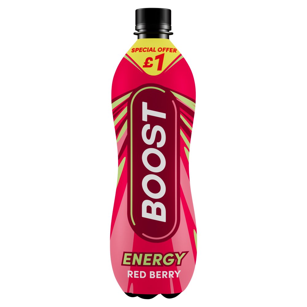 12 x Boost Energy Red Berry - 500ML