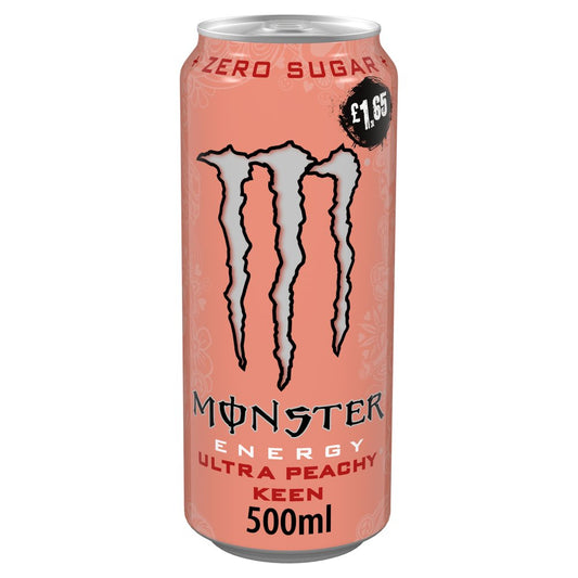 12 x Monster Energy Ultra Peachy Keen - 500ML