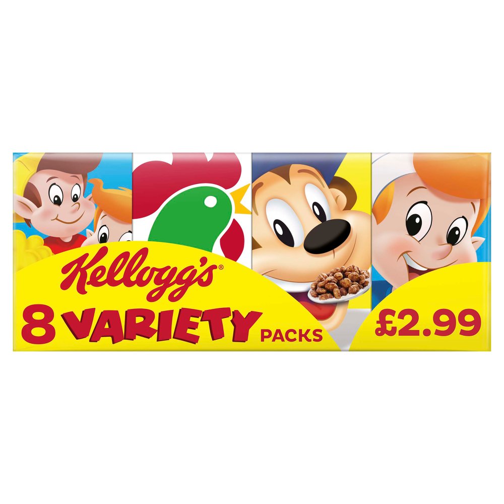 6 x Kelloggs Variety  Pack - 196G