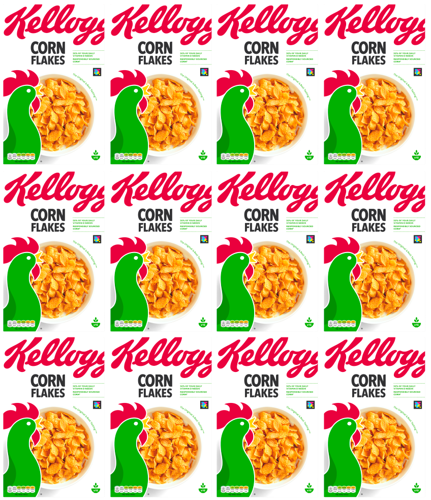 12 x Kelloggs Cornflakes  - 450G