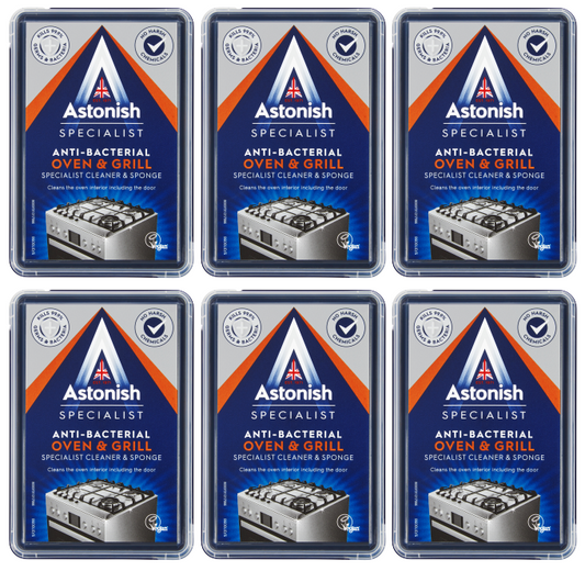 6 x Astonish Oven & Grill Cleaner 250G