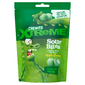 12 x Chewits Xtreme Sour Juicy Bites  - 115GM