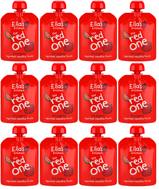12 x Ellas  Kitchen Smoothie Fruit - Red One - 90G