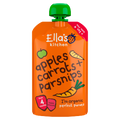 7 X Ellas Kitchen Stage 1 Carrots Apples & Parsnips 120Gm