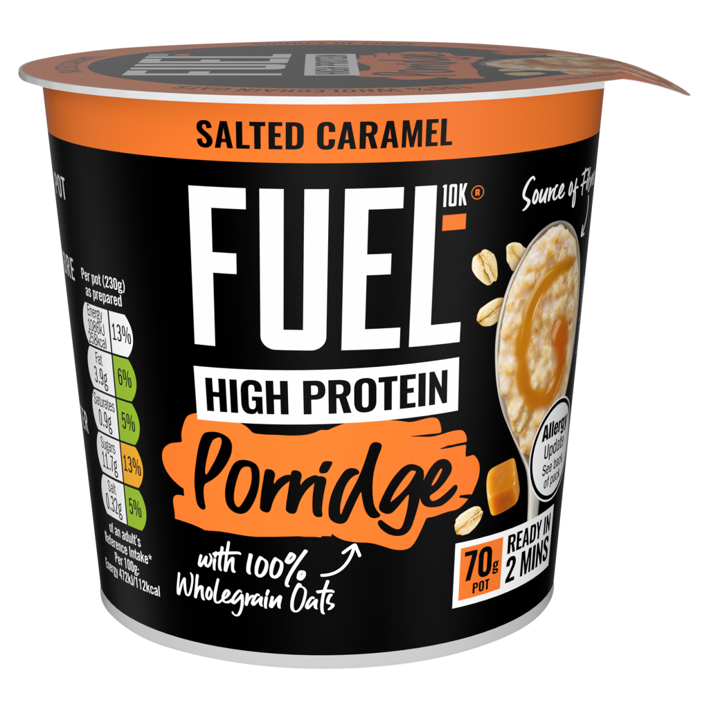 8 x Fuel10k Porridge Pot Caramel - 70GM