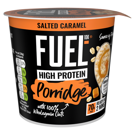 8 x Fuel10k Porridge Pot Caramel - 70GM