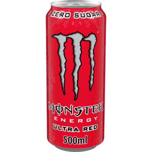 6 x Monster Ula Red Energy Drink 4X500Ml