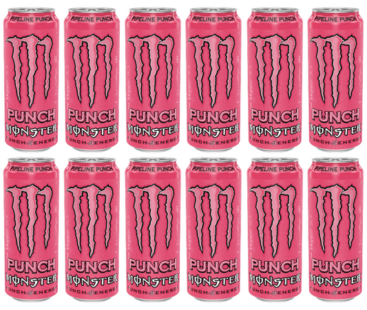 12 x Monster Energy Pipeline Punch 500Ml