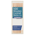 12 x Cocktail Sticks Wooden 100 Pack