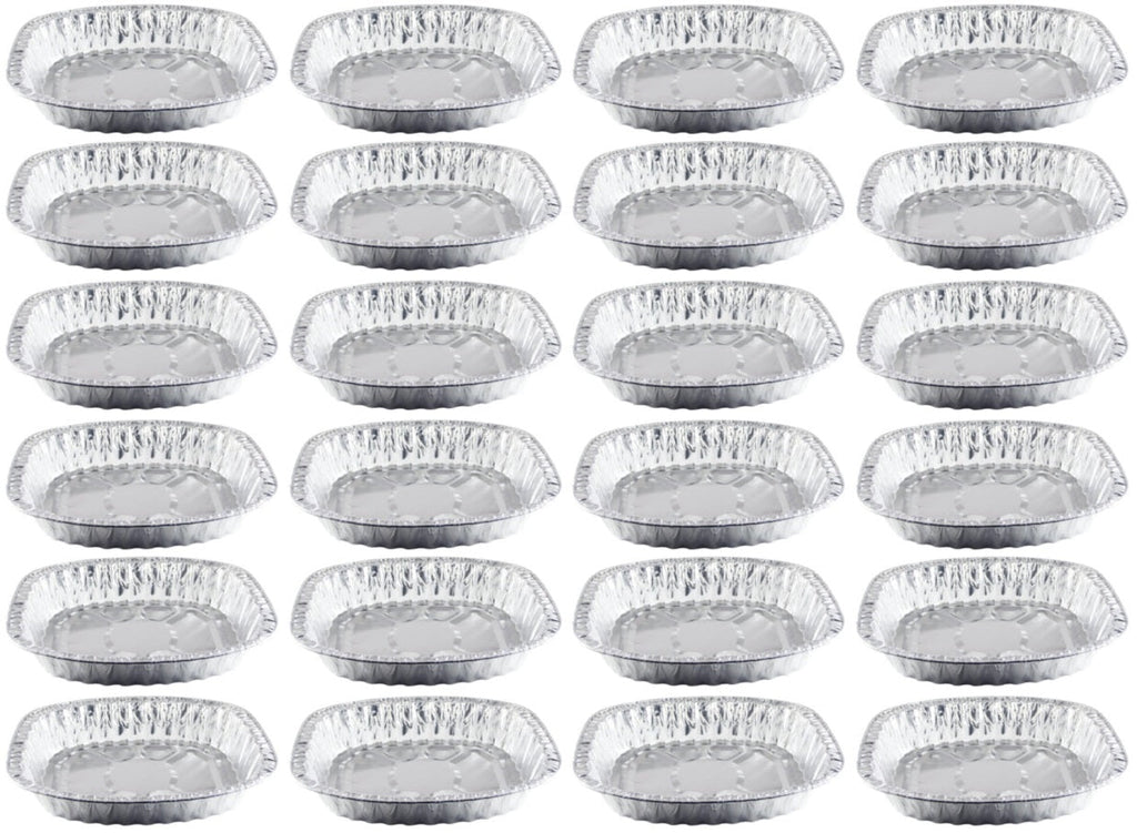 24 x Disposable Turkey Roasting Tray Oval 444X384X67Mm