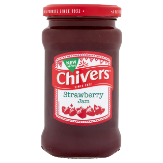 12 x Chivers Strawberry Jam 370Gr