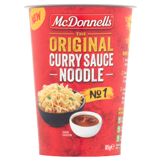 8 x Mcdonnells Original Curry Pot Noodle 85Gm