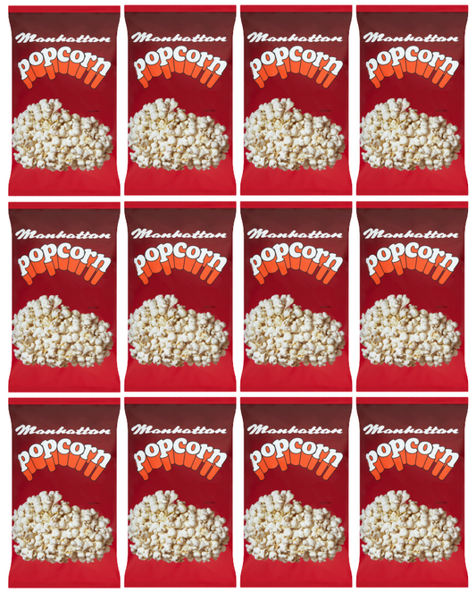 12 x Manhattan Popcorn Salted 100Gm