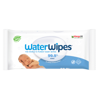 12 x Waterwipes Baby Wipes 60 Pack