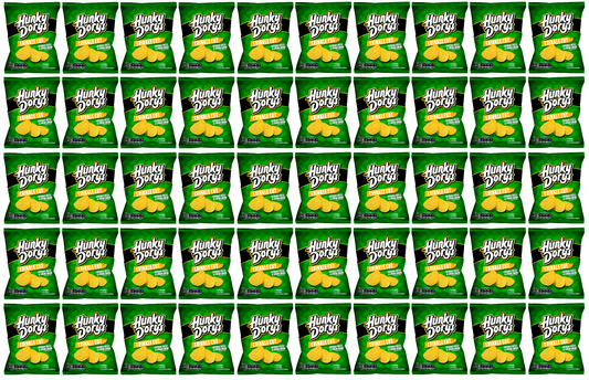 50 x Hunky Dorys Cheddar Cheese & Spring Onion 37Gm