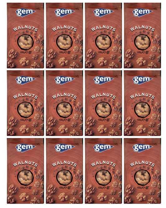 12 x Gem Walnuts 100G
