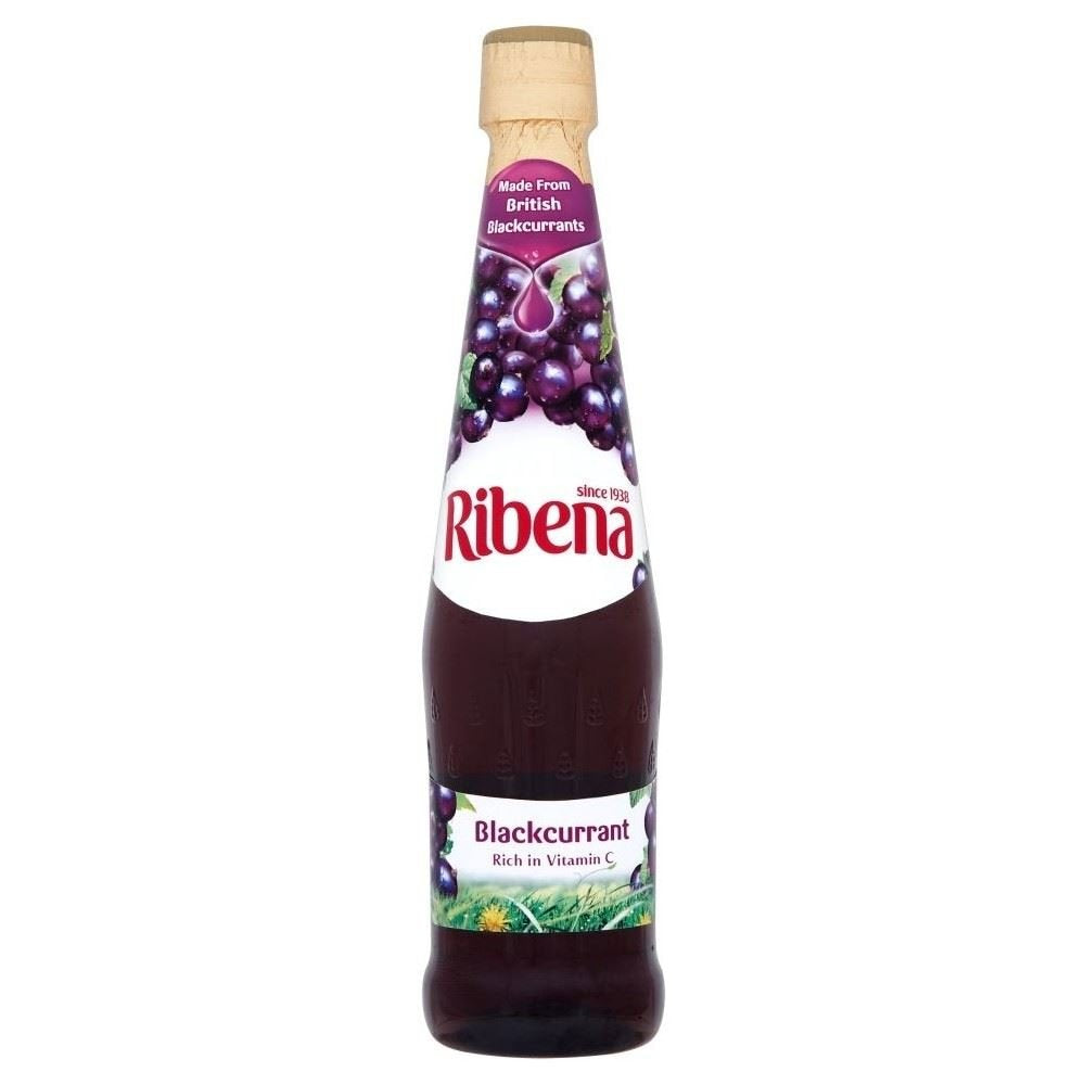 6 x Ribena Blackcurrant - 600ML