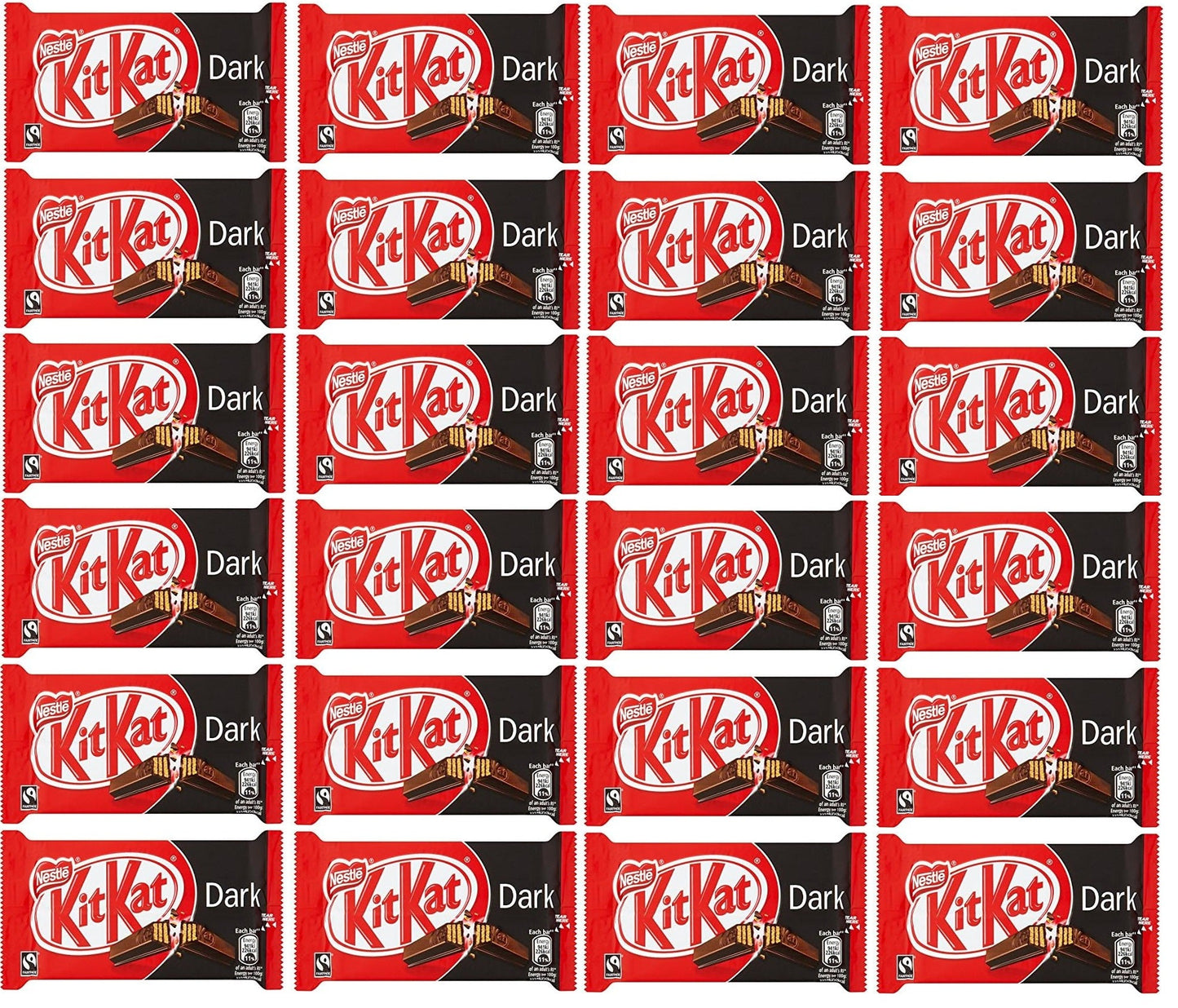 24 x Kitkat 4 Finger Dark 41.5Gm