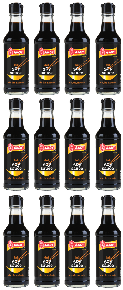12 x Amoy Dark Soy Sauce 150Ml