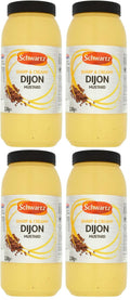 4 x Schwartz Sharp & Creamy Dijon Mustard 2.3Kg