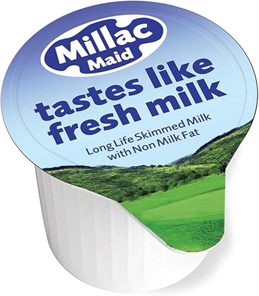 120 x Millac Maid Milk Portions 12Ml